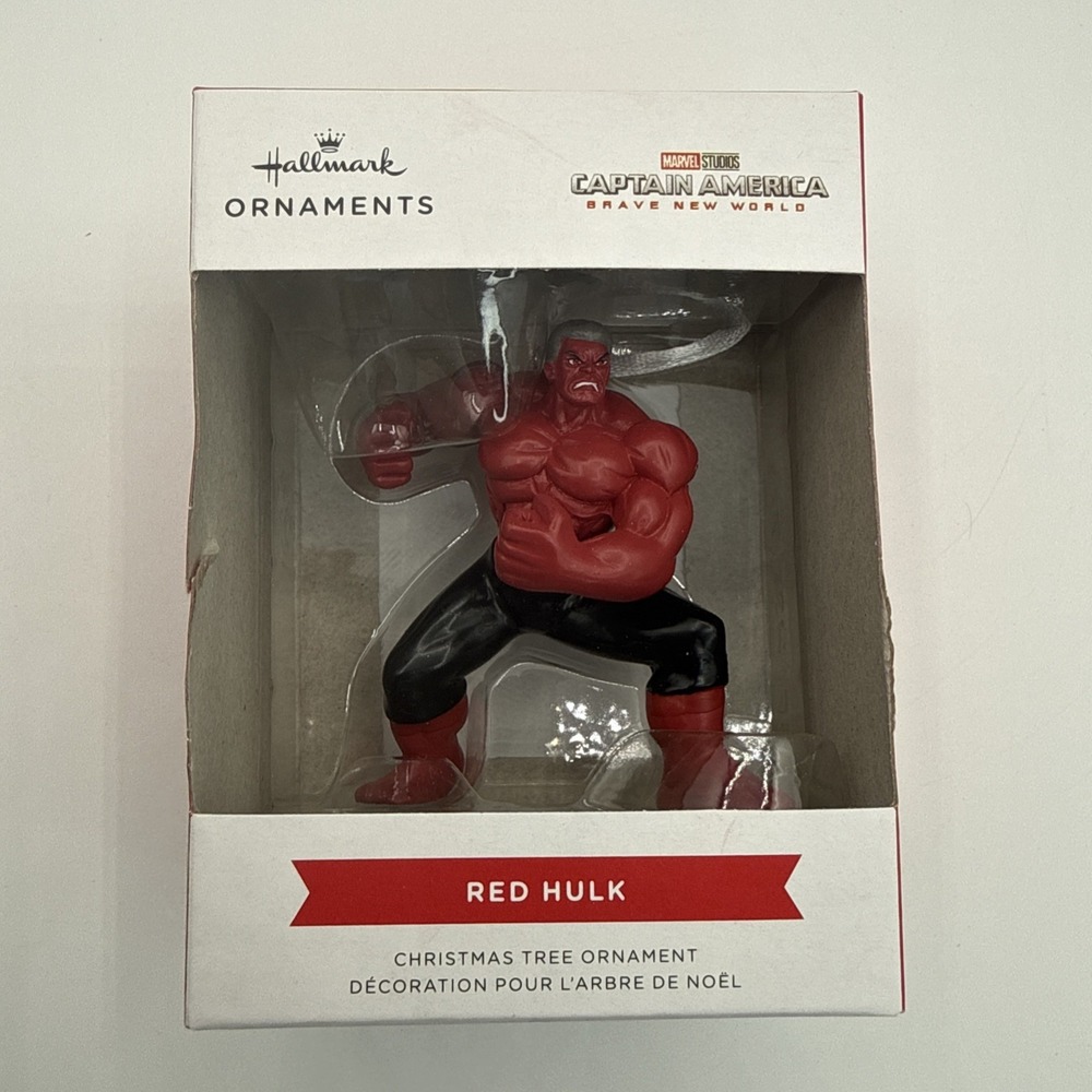 Hallmark Marvel Studios Captain America: Brave New World Red Hulk Ornament - NEW
